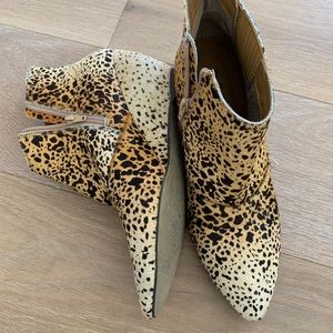 Matisse leopard booties